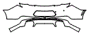 Rear Bumper Kit pattern for the 2024 Chevrolet Camaro