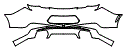 Rear Bumper Kit pattern for the 2024 Chevrolet Camaro