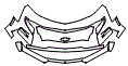 Bumper Kit pattern for the 2019 Chevrolet Camaro