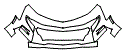 Bumper Kit pattern for the 2024 Chevrolet Camaro