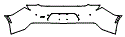 Rear Bumper Kit pattern for the 2024 Chevrolet Camaro