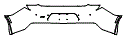 Rear Bumper Kit pattern for the 2024 Chevrolet Camaro