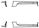 Rocker Panel Kit pattern for the 2024 Chevrolet Camaro