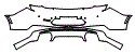 Rear Bumper Kit pattern for the 2024 Chevrolet Camaro