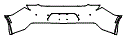 Rear Bumper Kit pattern for the 2024 Chevrolet Camaro