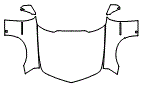 Full Hood, Fender and Mirror Kit pattern for the 2010 Chevrolet Camaro