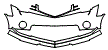 Bumper Kit pattern for the 2010 Chevrolet Camaro