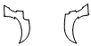 Rear Wheel Impact Area Kit pattern for the 2013 Chevrolet Corvette