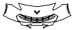 Bumper pattern for the 2015 Chevrolet Corvette
