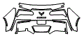 Rear Bumper Kit pattern for the 2015 Chevrolet Corvette