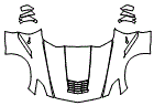 Full Hood, Fender and Mirror Kit pattern for the 2015 Chevrolet Corvette