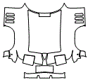 Full Fender and Bumper Kit pattern for the 1963 Chevrolet Corvette