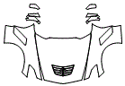 Full Hood, Fender and Mirror Kit pattern for the 2015 Chevrolet Corvette
