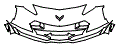 Bumper pattern for the 2015 Chevrolet Corvette
