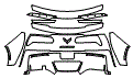 Rear Bumper Kit pattern for the 2015 Chevrolet Corvette