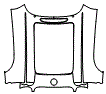 Full Hood and Fender Kit pattern for the 1960 Chevrolet Corvette
