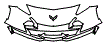 Bumper Kit pattern for the 2018 Chevrolet Corvette