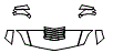 Hood, Fender and Mirror Kit pattern for the 2015 Chevrolet Corvette