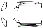 Rocker Panel Kit pattern for the 2015 Chevrolet Corvette