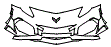 Bumper Kit pattern for the 2019 Chevrolet Corvette