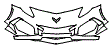 Bumper Kit pattern for the 2019 Chevrolet Corvette