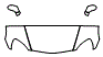 Hood, Fender and Mirror Kit pattern for the 2006 Chevrolet Corvette