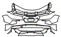 Rear Bumper Kit pattern for the 2027 Chevrolet Corvette
