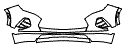 Bumper Kit pattern for the 2020 Chevrolet Blazer