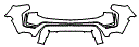Bumper Kit pattern for the 2021 Chevrolet Tahoe