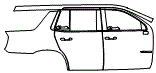 Door and Rear Fender Kit pattern for the 2026 Chevrolet Tahoe