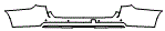 Rear Bumper Kit pattern for the 2021 Chevrolet Tahoe