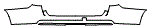 Rear Bumper Kit pattern for the 2021 Chevrolet Tahoe