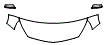 Hood, Fender and Mirror Kit pattern for the 2016 Chevrolet Malibu