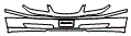 Bumper Kit pattern for the 2004 Chevrolet Impala