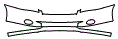 Bumper Kit pattern for the 2007 Chevrolet Monte Carlo
