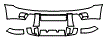 Bumper Kit pattern for the 2009 Chevrolet TrailBlazer