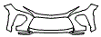 Bumper Kit pattern for the 2022 Chevrolet TrailBlazer