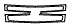Grille Kit pattern for the 2012 Chevrolet Silverado