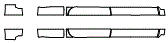 Rocker Panel Kit pattern for the 2019 Chevrolet Silverado/1500 LD (Previous Generation)