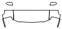 Hood, Fender and Mirror Kit pattern for the 2019 Chevrolet Silverado/1500 LD (Previous Generation)