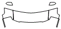 Hood, Fender and Mirror Kit pattern for the 2019 Chevrolet Silverado/1500 LD (Previous Generation)