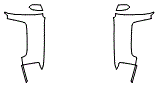 Full Fender and Mirror Kit pattern for the 2019 Chevrolet Silverado/1500 LD (Previous Generation)