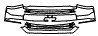 Grille Kit pattern for the 2016 Chevrolet Silverado