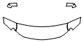 Hood, Fender and Mirror Kit pattern for the 2026 Chevrolet Silverado