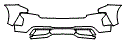 Bumper Kit pattern for the 2022 Chevrolet Silverado LTD (Previous Generation)