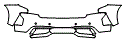 Bumper Kit pattern for the 2022 Chevrolet Silverado LTD (Previous Generation)