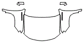 Full Hood, Fender and Mirror Kit pattern for the 2026 Chevrolet Silverado