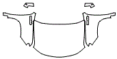 Full Hood, Fender and Mirror Kit pattern for the 2026 Chevrolet Silverado