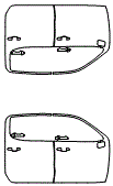 Door Kit pattern for the 2026 Chevrolet Silverado