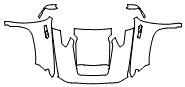 Full Hood, Fender and Mirror Kit pattern for the 2020 Chevrolet Silverado